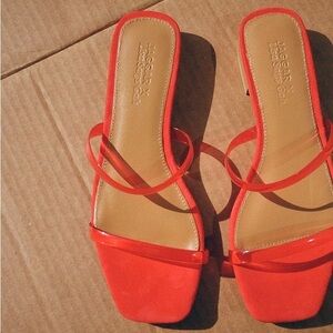Lisa Says Gah x Jagger red summer sandal flats